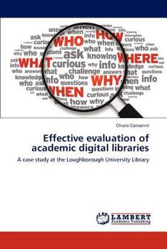 Paperback Effective evaluation of academic digital libraries Book