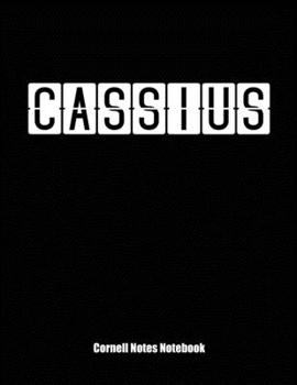 Cornell Notes Notebook : Cornell Note Paper Notebook. Blank Books for College Students. Large College Ruled Medium Lined Journal Note Taking System for School and University. Personalized Name: Cassiu