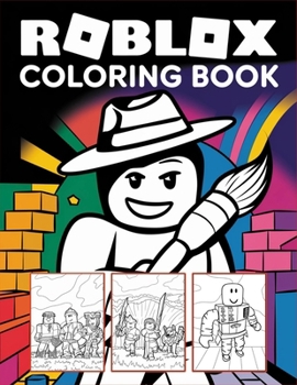 Paperback Roblox Coloring Book: The Ultimate Coloring Adventure for Roblox Gamers [Large Print] Book