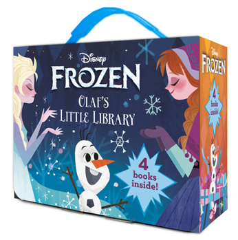 Hardcover Olaf's Little Library (Disney Frozen): 4 Board Books Book