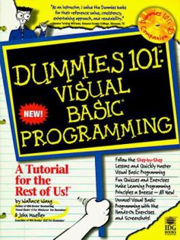 Paperback Dummies 101: Visual Basic Programming Book