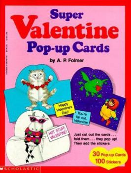 Paperback Super Valentine Pop-Up Cards Book