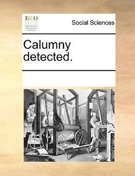 Paperback Calumny Detected. Book