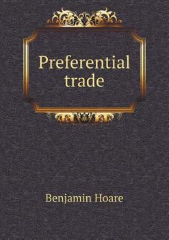 Paperback Preferential trade Book