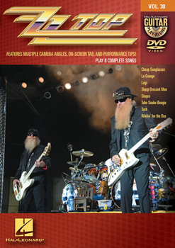 DVD ZZ Top: Guitar Play-Along DVD Volume 38 Book