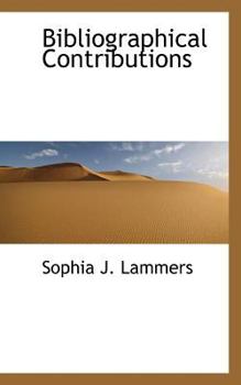 Paperback Bibliographical Contributions Book