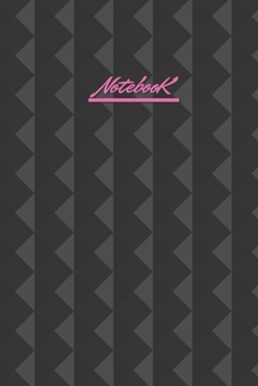 Paperback A Notebook: PLANNING PREPING LIVING ORGANIZE YOUR LIFE AND SURVIVE ALTERNATIVE DESIGN -: - Black And Pink Neon 3D Diamonds Pattern Book