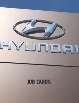 Paperback Jobcards: Hyundai Style Jobcards for Mechanics Book