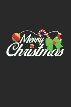 Paperback Merry christmas: 6x9 Xmas - lined - ruled paper - notebook - notes Book
