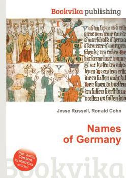 Paperback Names of Germany Book
