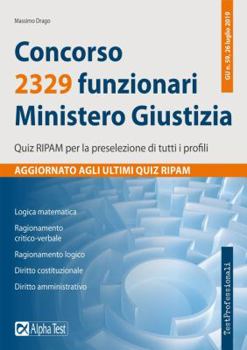 Paperback Concorso 2329 funzionari Ministero della Giustizia Book