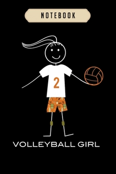 Volleyball Journal Notebook: Funny Volleyball Design for Girls, Vball Gifts Women  journal, 6x9 ,100 pages blank lined journal/Notebook.That makes a ... volleyball, volleyball gifts for girls,boys