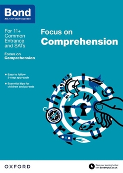 Paperback Bond 11+: English: Focus on Comprehension Book