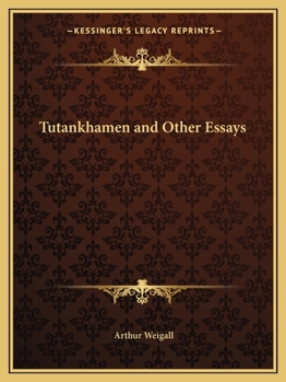 Paperback Tutankhamen and Other Essays Book