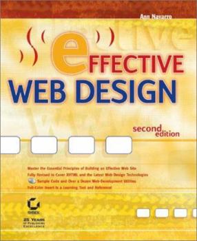 Paperback Effective Web Design [With CDROM] Book