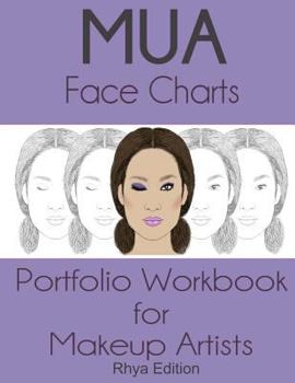 MUA Face Charts Portfolio Workbook for Makeup artists Rhya Edition