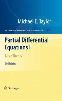 Paperback Partial Differential Equations I: Basic Theory Book