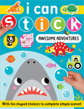 Paperback I Can Stick Awesome Adventures Book