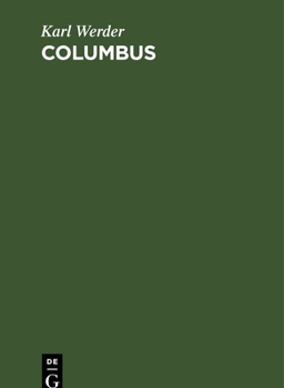 Hardcover Columbus: Trauerspiel [German] Book