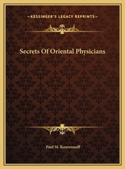 Hardcover Secrets Of Oriental Physicians Book