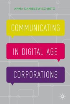Hardcover Communicating in Digital Age Corporations Book