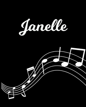 Janelle: Sheet Music Note Manuscript Notebook Paper | Personalized Custom First Name Initial J | Musician Composer Instrument Composition Book | 12 ... Guide | Create Compose & Write Creative Songs