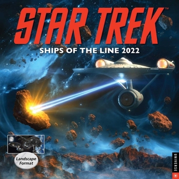 Calendar Star Trek Ships of the Line 2022 Wall Calendar Book
