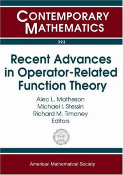 Paperback Recent Advances in Operator-Related Function Theory: Conference on Recent Advances in Operator-Related Function Theory, Trinity College, Dublin, Irela Book