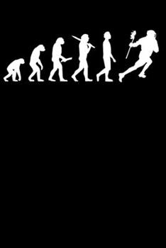 Lacrosse Spieler Notizbuch: A5 Liniert 108 Seiten - Lacrosse Evolution Notizheft - Geschenk f�r Lacrosse Spieler