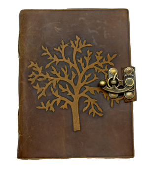 Hardcover Soft Leather Embossed Tree Journal Book