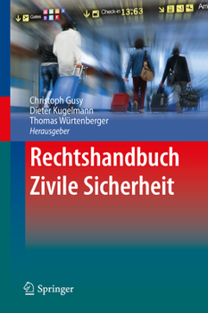 Hardcover Rechtshandbuch Zivile Sicherheit [German] Book