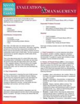 Paperback Evaluation & Management (Speedy Study Guides) Book