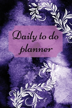 Daily to do planner: To-Do List Notebook, Planner, Daily Checklist, 6x9 inch