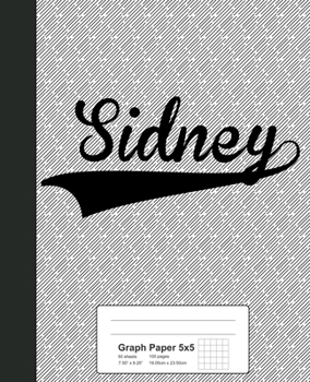 Paperback Graph Paper 5x5: SIDNEY Notebook Book