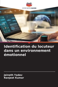 Paperback Identification du locuteur dans un environnement émotionnel [French] Book