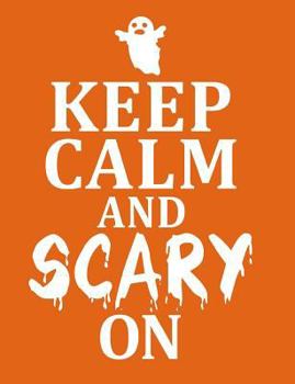 Paperback Ghost Keep Calm Hexagonal Composition Notebook: Hexagon Paper .5 per side (7.44 X 9.69) Keep Calm and Scary On Hex Grid Mapping Book