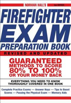 Paperback Norman Hall's Firefighter Exam Preparation Book