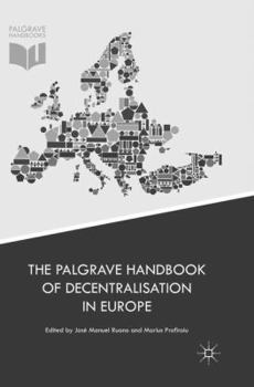 Paperback The Palgrave Handbook of Decentralisation in Europe Book