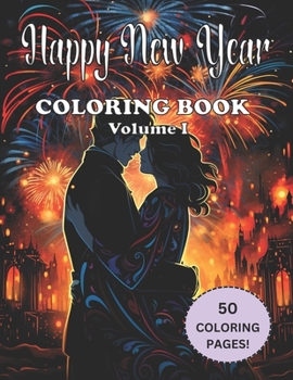 Paperback Happy New Year Coloring Book Volume 1 Book