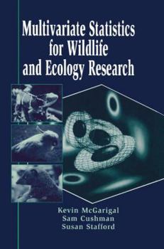 Paperback Multivariate Statistics for Wildlife and Ecology Research Book