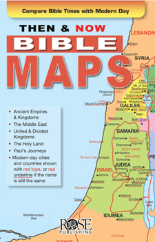 Pamphlet Then & Now Bible Maps: Bible Quick Reference Series Book