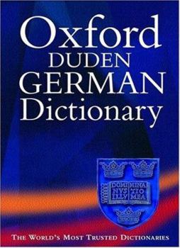 Hardcover Oxford-Duden German Dictionary Book