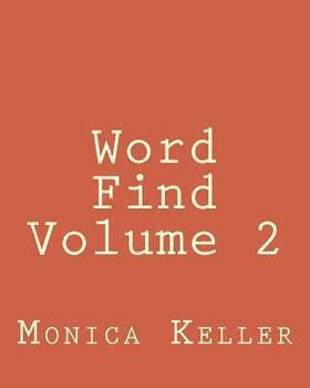 Paperback Word Find Volume 2 Book