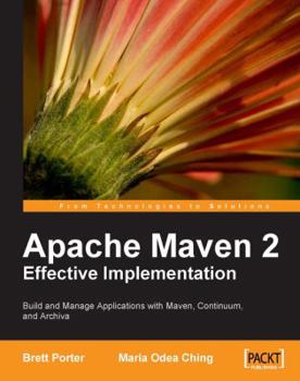 Paperback Apache Maven 2 Effective Implementation Book
