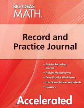 Paperback BIG IDEAS MATH Accelerated: Record & Practice Journal Red/Course 2 Book