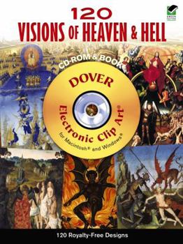 Paperback 120 Visions of Heaven & Hell [With CDROM] Book