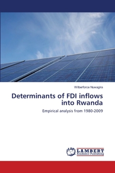 Paperback Determinants of FDI inflows into Rwanda Book