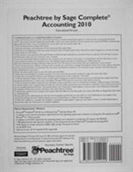 CD-ROM Peachtree Complete Accounting 2010 CD Book