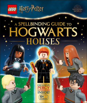 Hardcover Lego Harry Potter a Spellbinding Guide to Hogwarts Houses: With Exclusive Percy Weasley Minifigure Book