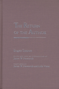 Hardcover The Return of the Author Book